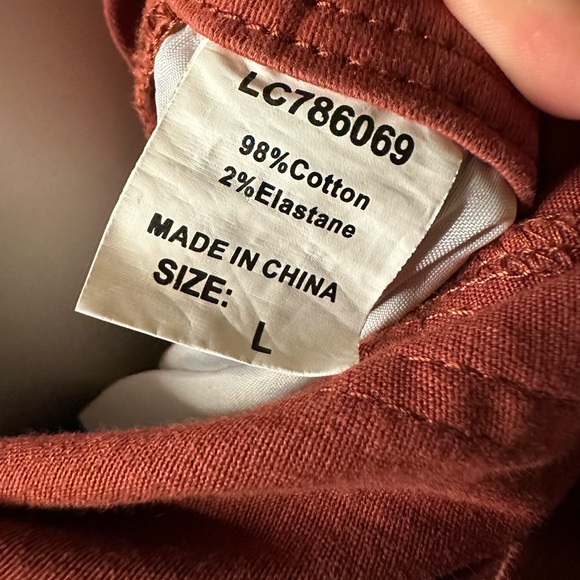 Rusty Red Short Overalls - Picture 6 of 6